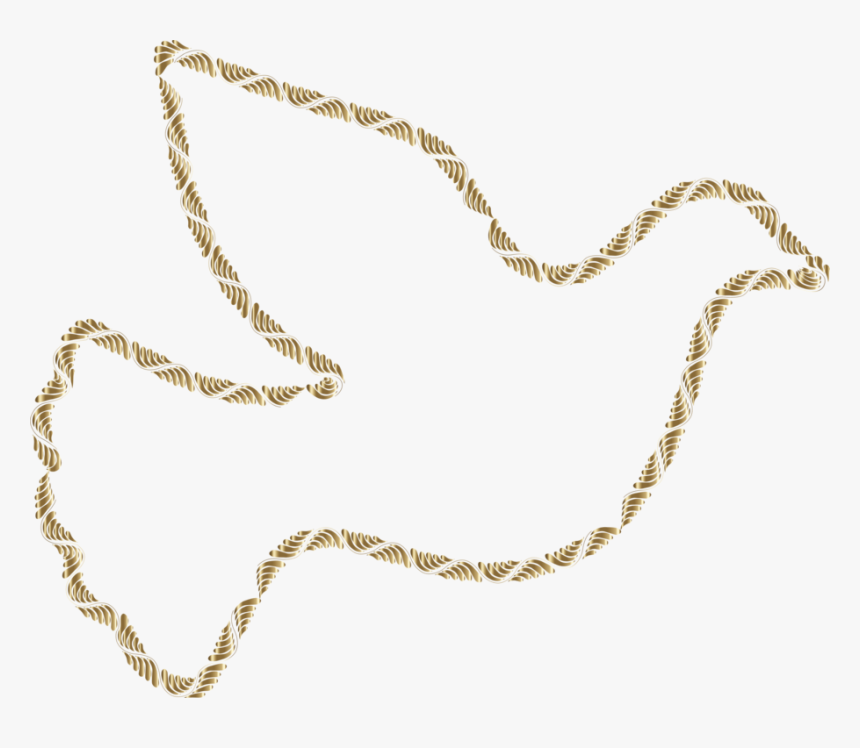 Necklace,jewellery,chain - Silueta Paloma Para Colorear, HD Png Download