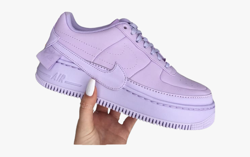 #nike #airforce1 #nikeairforce #purple #trainer #sneaker - Sneakers, HD Png Download