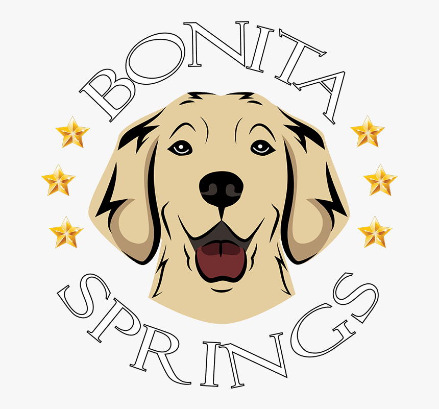 Bonita Springs Golden Retriever Kennel Logo - Dog Yawns, HD Png Download