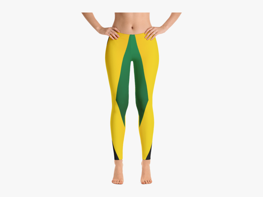 Jamaica Flag Leggings - Leggings, HD Png Download