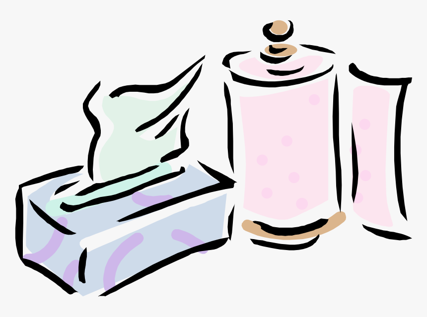 Kleenex Box And Household Paper - Tissues And Paper Towels, HD Png Download