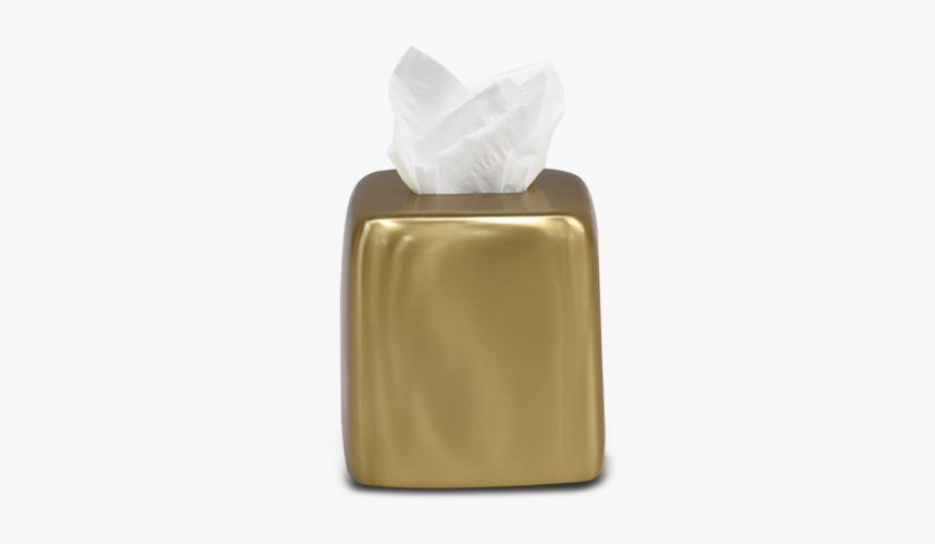 Brushed Brass Tissue Box - Garment Bag, HD Png Download