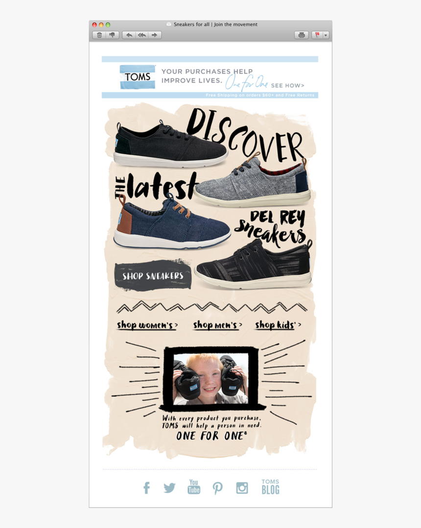 Toms Eblast3 - Sneakers, HD Png Download