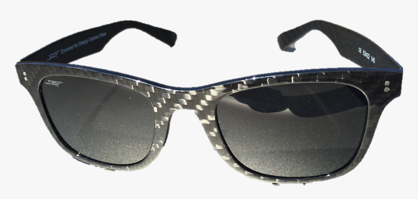 Genuine Carbon Fiber Classic Wayfarer Style Uv - Glasses, HD Png Download