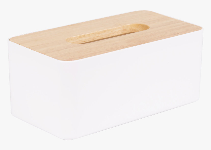 White Wood Tissue Box, HD Png Download