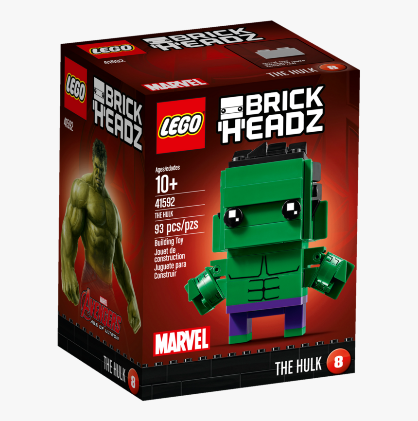 Lego Hulk Brickheadz, HD Png Download
