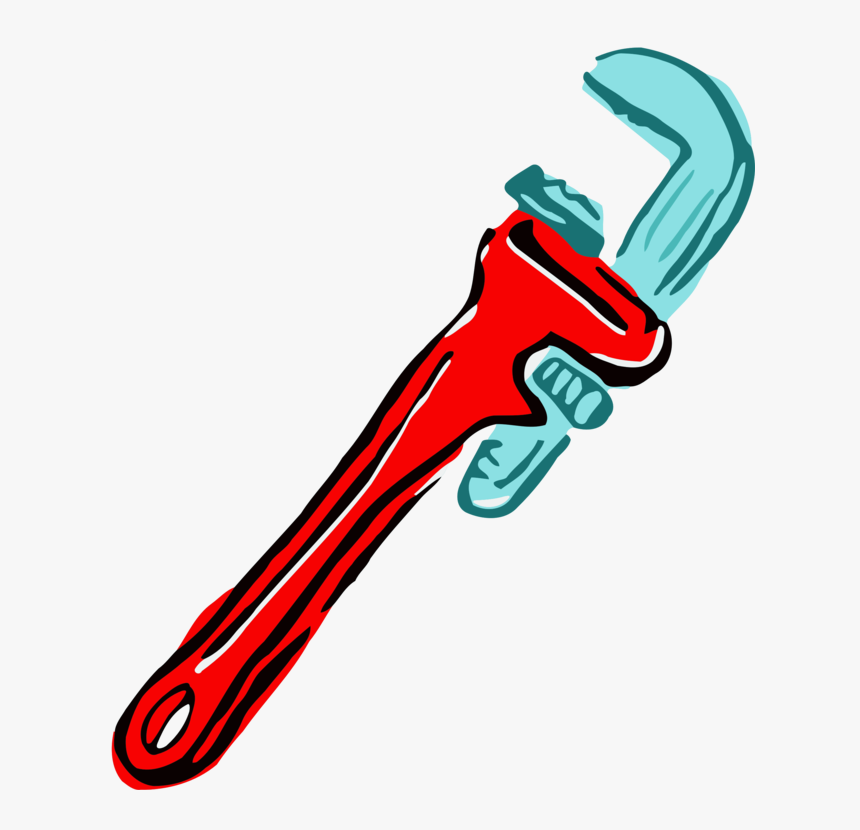 Thumb,area,hand - Clipart Of Pipe Wrench, HD Png Download