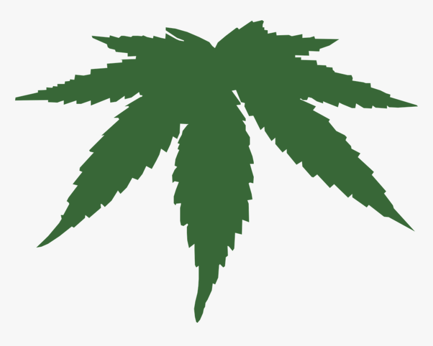 Cannabis Leaf Clip Art, HD Png Download