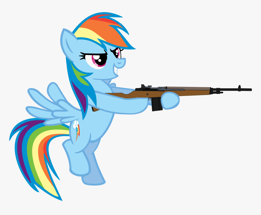 Image My Little Pony - Little Pony With Gun, HD Png Download