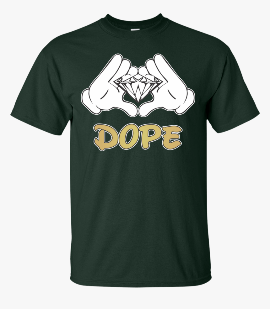 Diamond Mickey Illuminati Hands Dope Mens Shirt Awesome - Nfl 100 T Shirt, HD Png Download