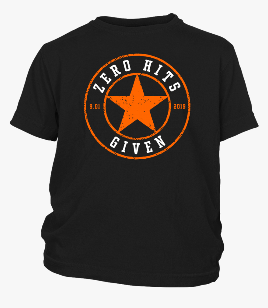 Zero Hits Given Shirt Houston Astros - Houston Astros, HD Png Download