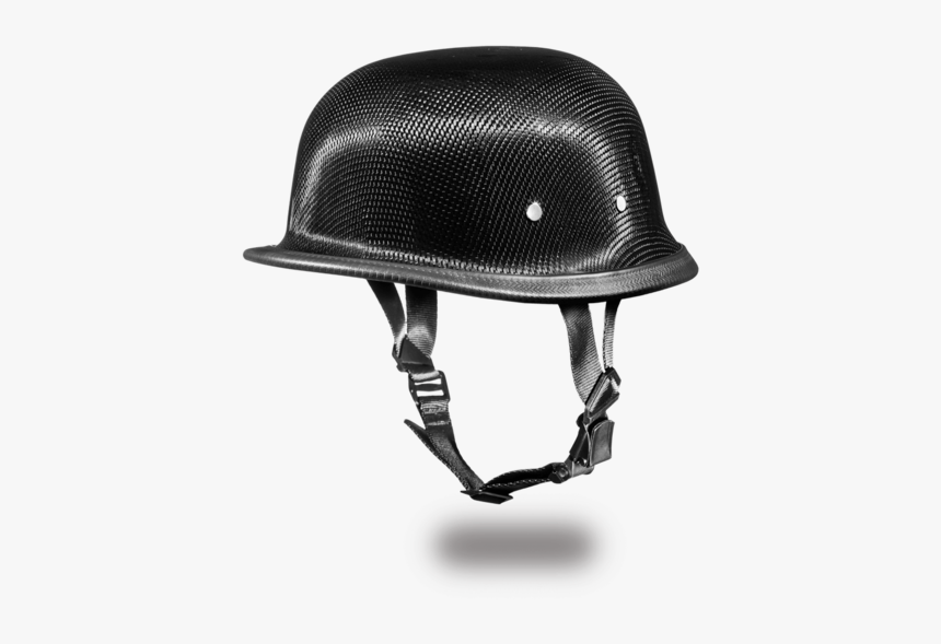 German Grey Carbon Fiber Daytona Helmets - Skull Cap Motorcycle Helmet, HD Png Download