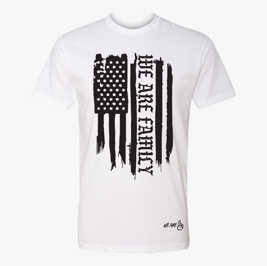 We Are One Adult We Are Family Flag Tee 
 Title We, HD Png Download