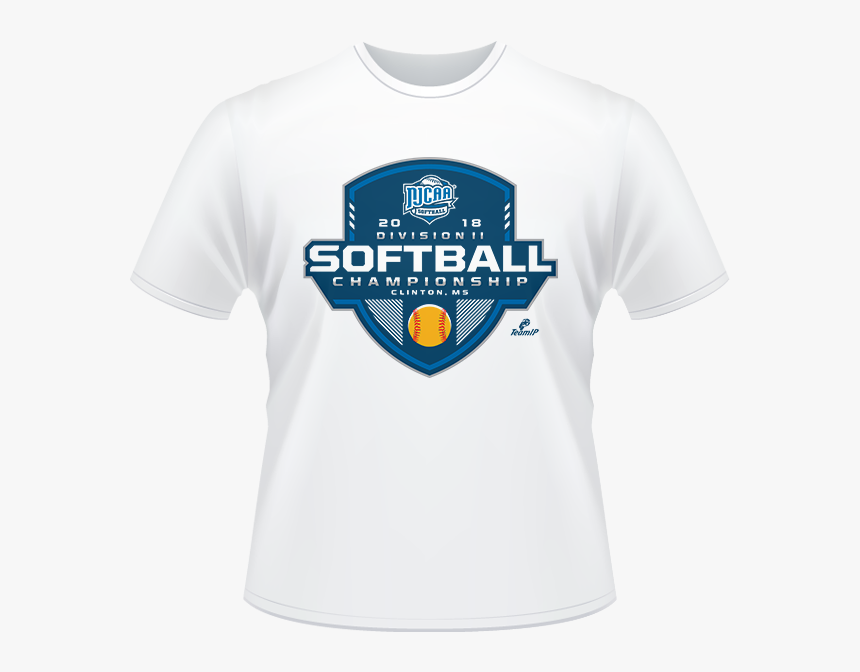 2018 Njcaa Softball Dii Championship White T-shirt - Active Shirt, HD Png Download