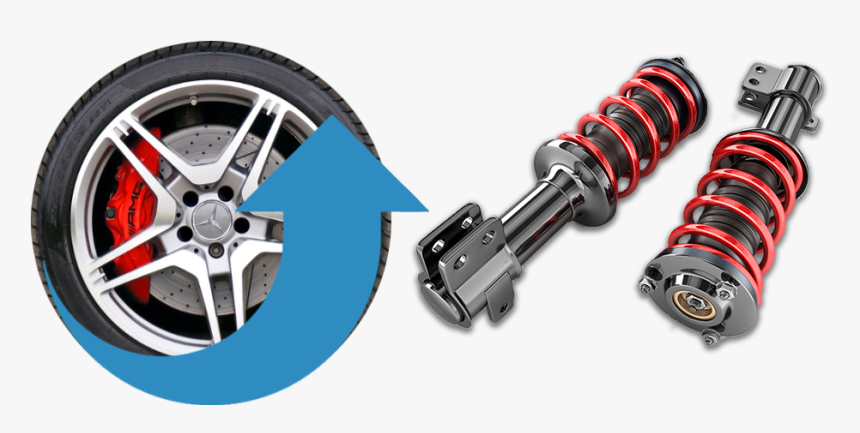 Car Wheel And Shocks - Wheels 17 Inch Mercedes, HD Png Download
