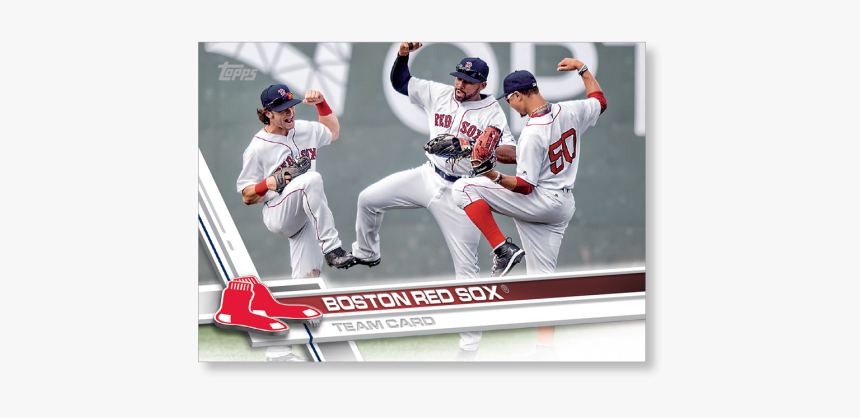 Boston Red Sox 2017 Topps Baseball Series 2 Team Cards - Red Sox Players, HD Png Download