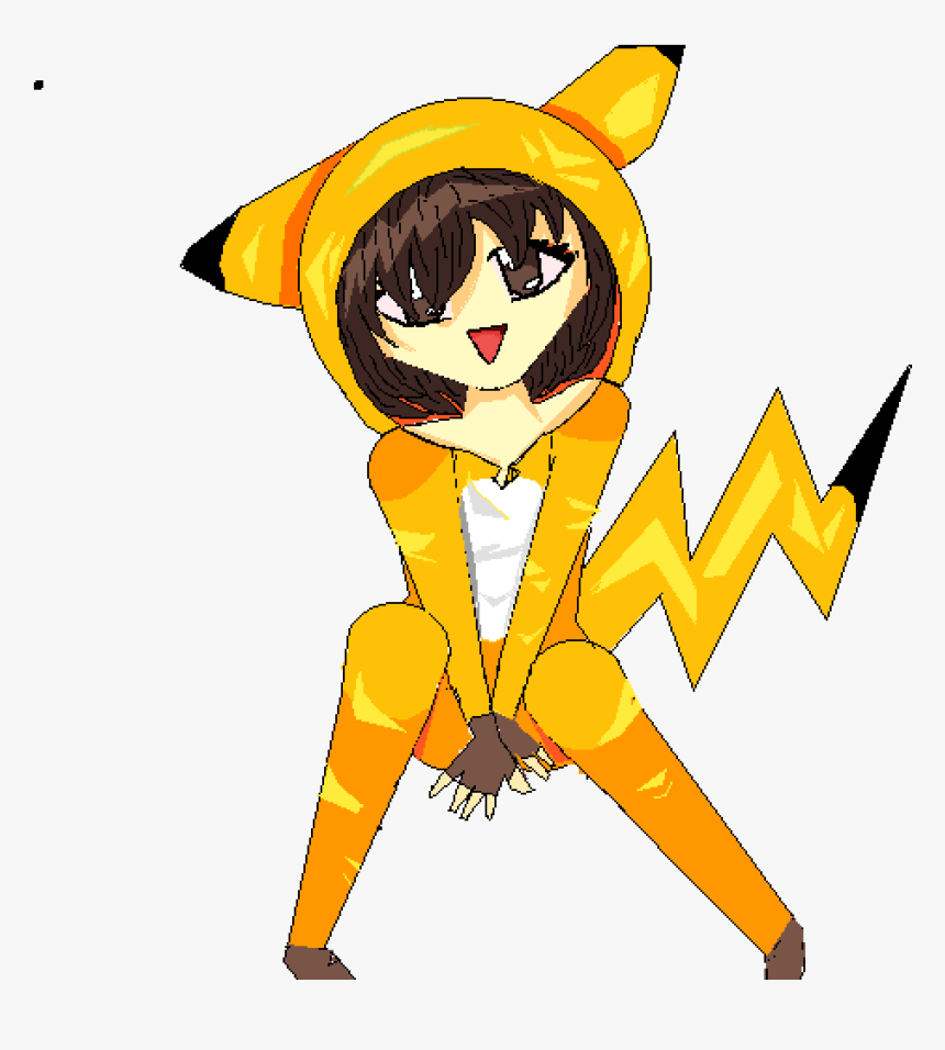Anime Pikachu, HD Png Download