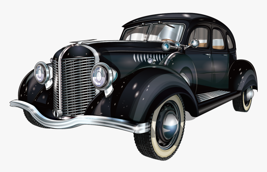 Vintage Car Classic Pickup - Old Vintage Car Png, Transparent Png