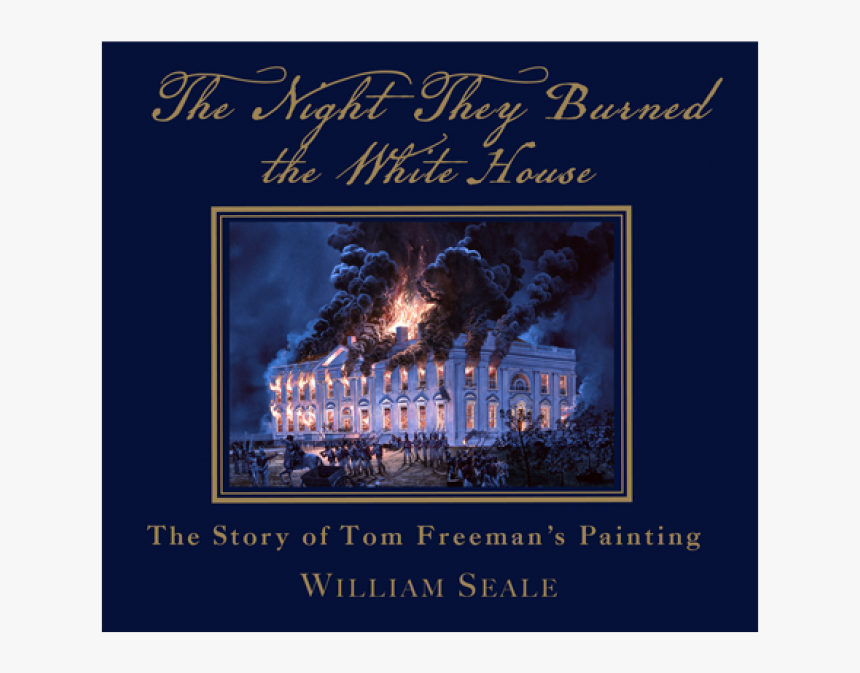 White House Burning Painting, HD Png Download