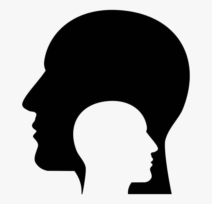 Human Behavior,head,silhouette - Inner Voice Transparent, HD Png Download