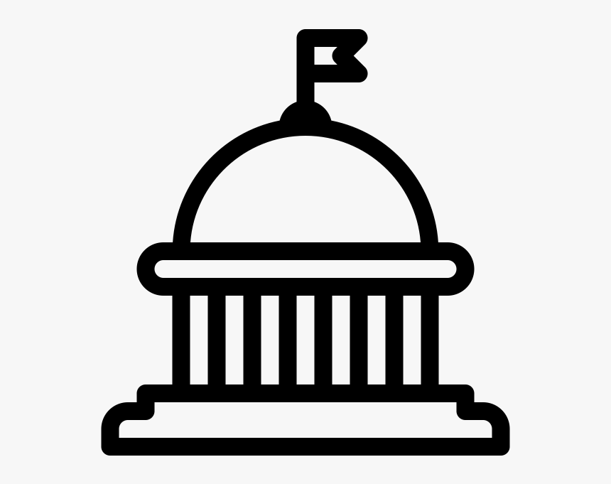 Capitol Building Rubber Stamp - Cat Bell Png, Transparent Png