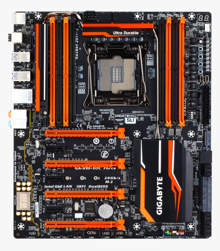 Ga X99 Soc Champion Motherboard, HD Png Download