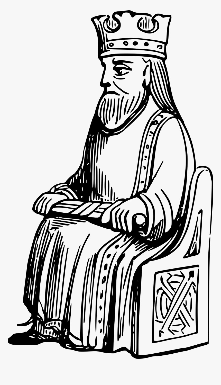 King Black And White Png, Transparent Png