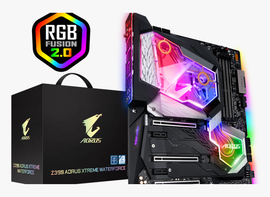 Gigabyte Z390 Aorus Xtreme Waterforce Motherboard Wins - Z390 Aorus Xtreme Aorus, HD Png Download