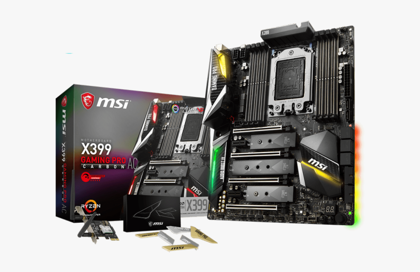 Msi X399 Gaming Pro Carbon Ac, HD Png Download