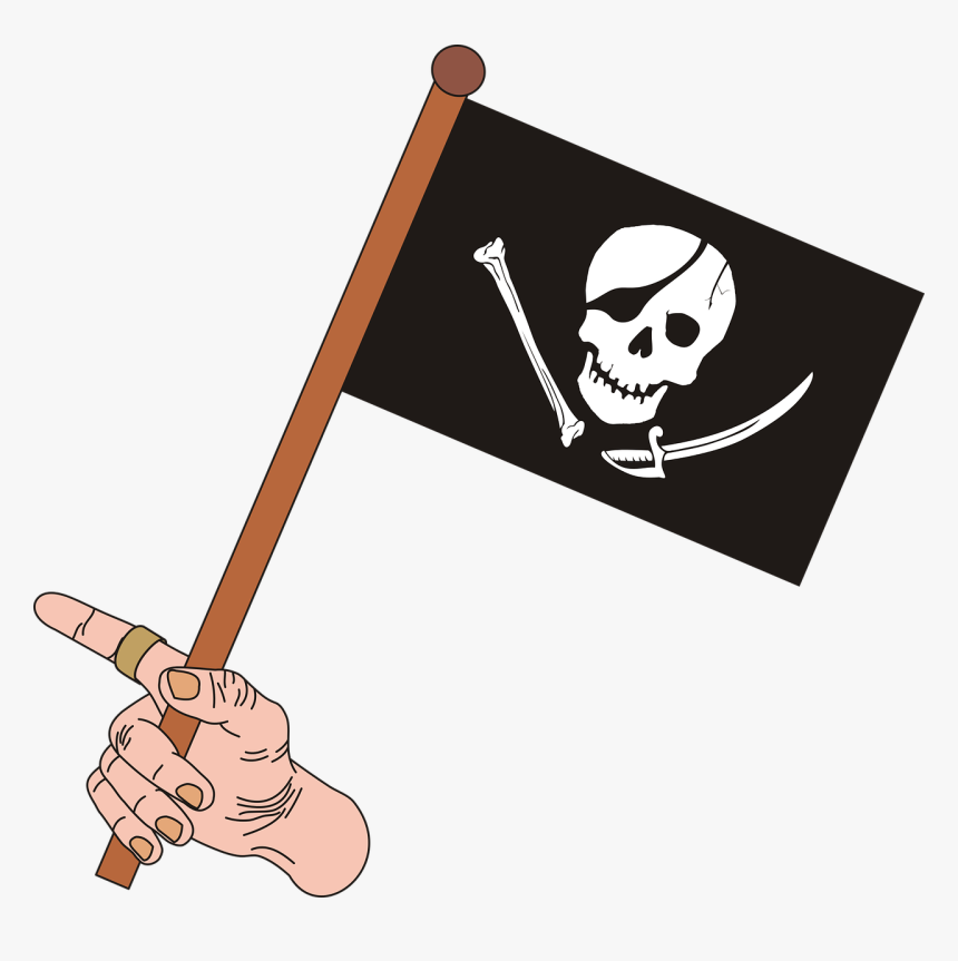 Graphics Pirate Skull Free Photo - Logo Nepal Flag Png, Transparent Png