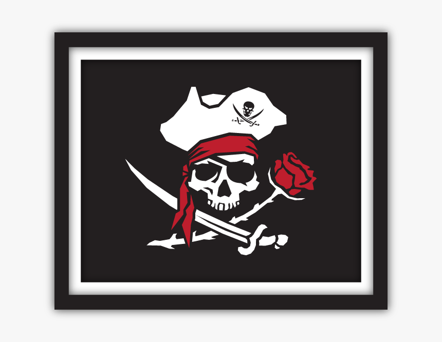 Pirate-skull, HD Png Download