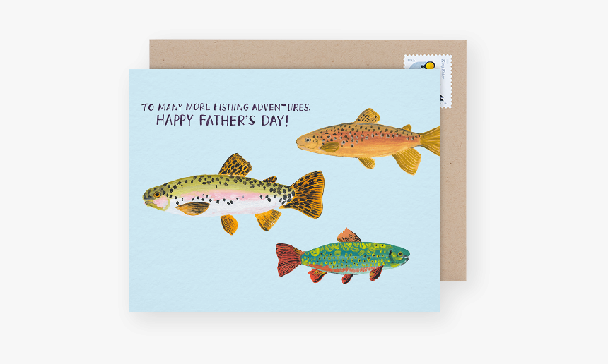 Fishing Father S Day Card - Happy Fathers Day 2019 Fishing, HD Png Download