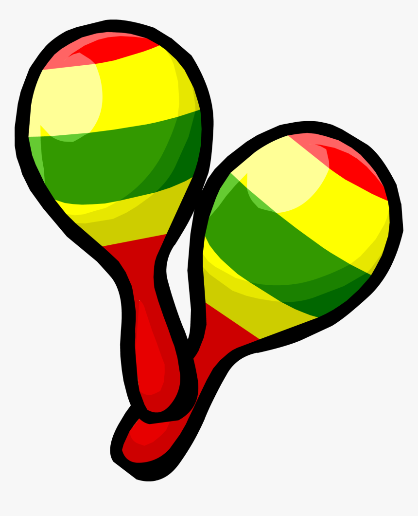 Club Penguin Rewritten Wiki - Maracas Clipart, HD Png Download
