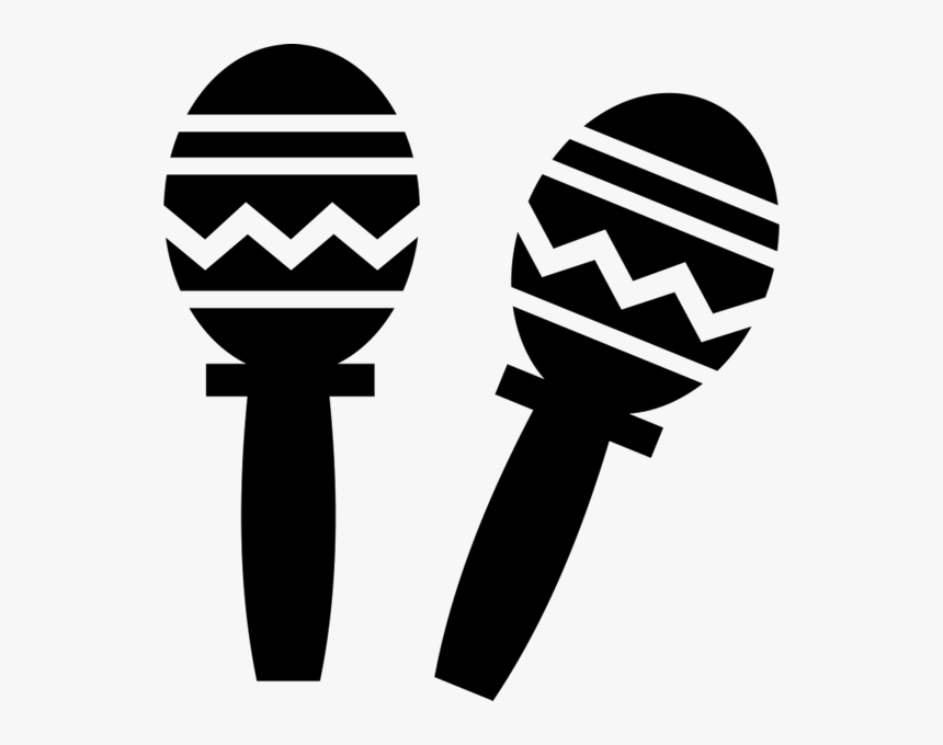 Maracas Rubber Stamp - Illustration, HD Png Download