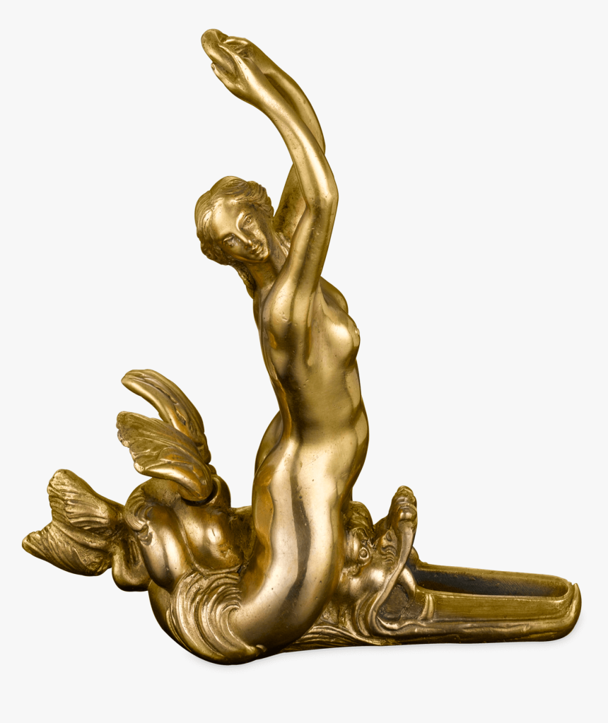 Dore Bronze Siren Figure - Siren Sculpture, HD Png Download