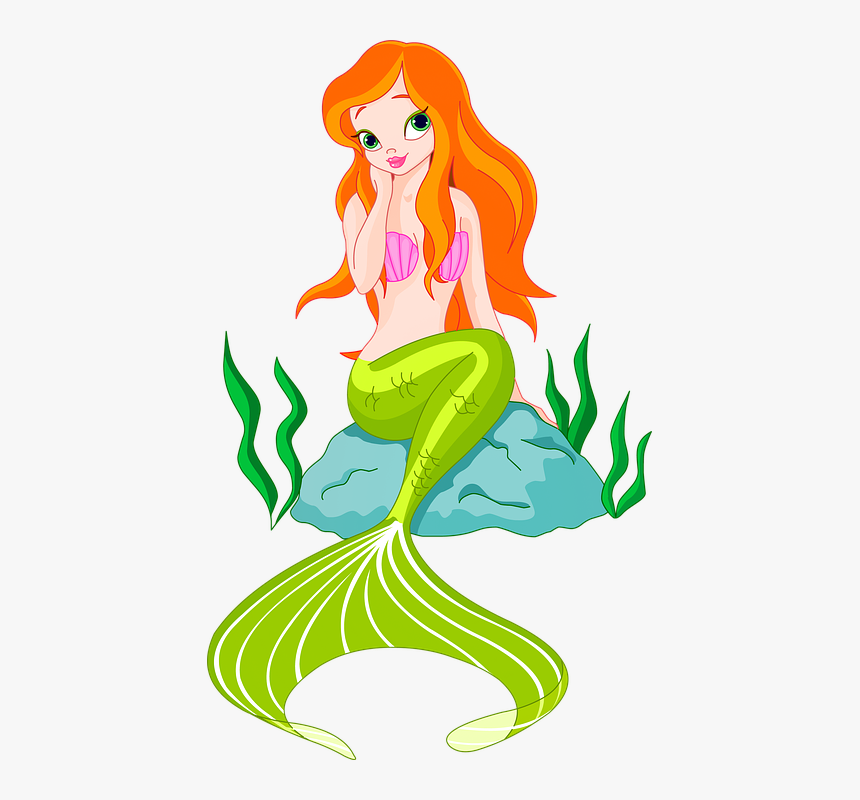 Mermaid Cartoon, HD Png Download