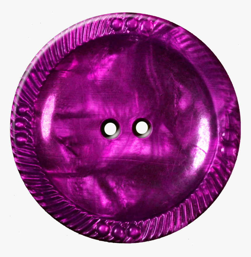 Button With Decorative Border, Purple - Portable Network Graphics, HD Png Download