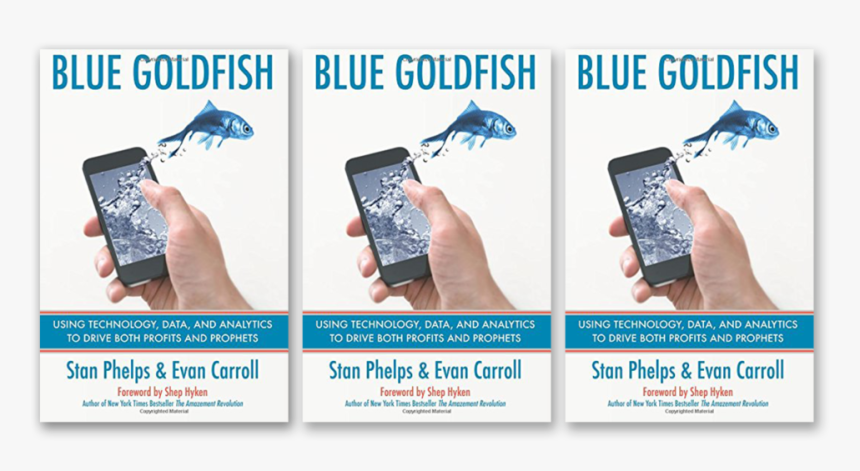 Blue Gold Fish - Smartphone, HD Png Download