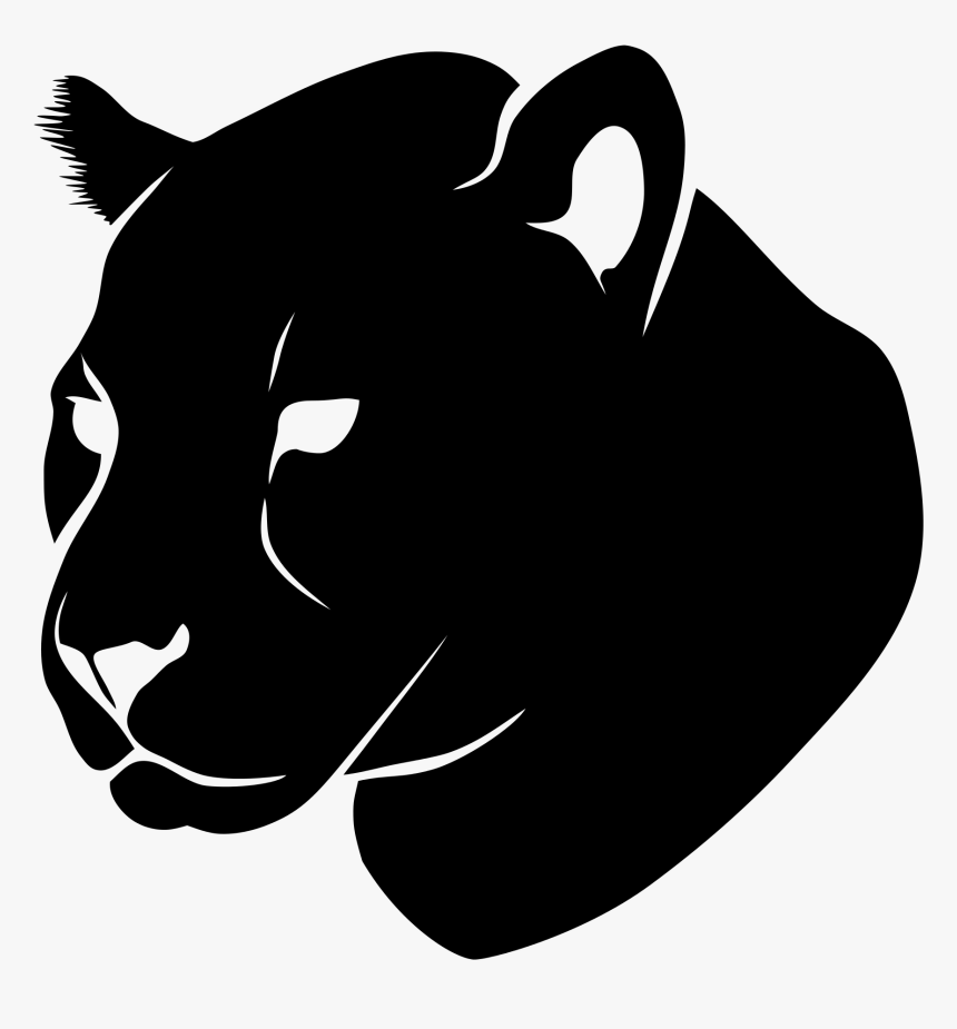 Ownload Lion Png Transparent Images Transparent Backgrounds - Head Jaguar Silhouette, Png Download