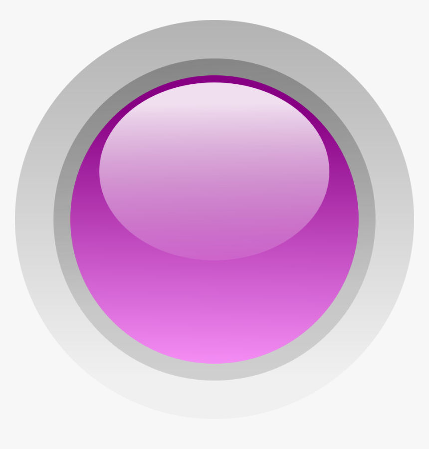 Led Circle Purple Svg Clip Arts - Circle, HD Png Download