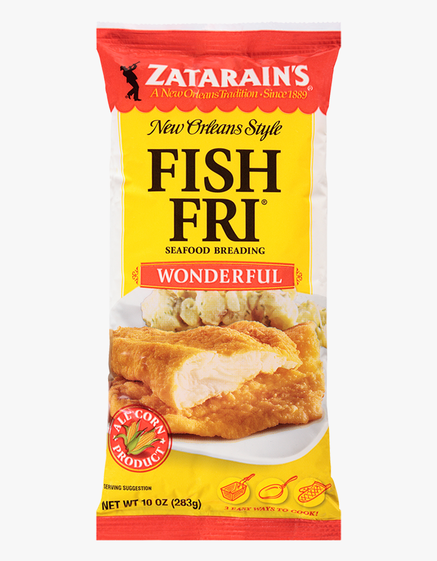 Wonderful Fish Fri - Zatarain's Fish Fry 10 Oz, HD Png Download
