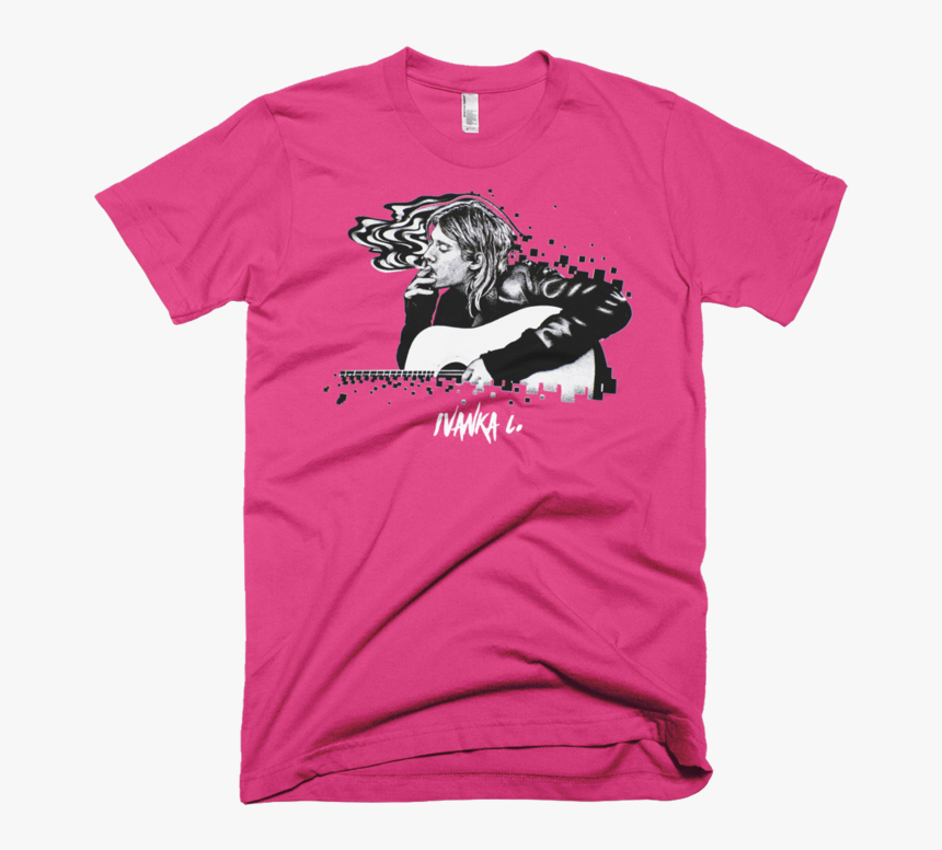 Kurt Cobain Smoking Unisex Graphic Crew T Shirt - Ambassador Of Quan Shirt, HD Png Download