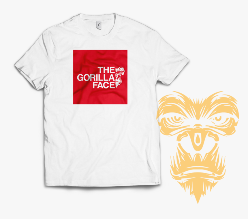 Gorilla Face Black And White, HD Png Download