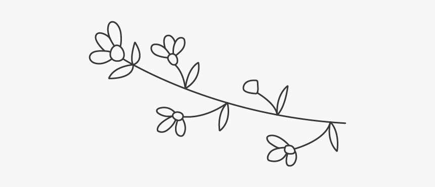 Flowers - Line Art, HD Png Download