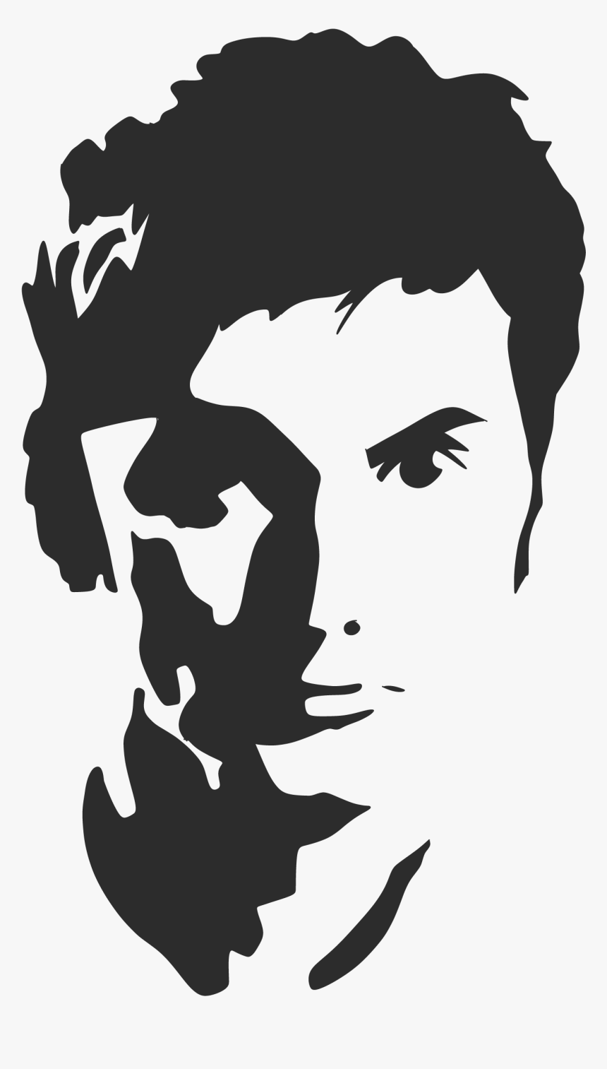 Kurt Cobain Silhouette By Anikavandermeulen - Dr Who David Tennant Silhouette, HD Png Download