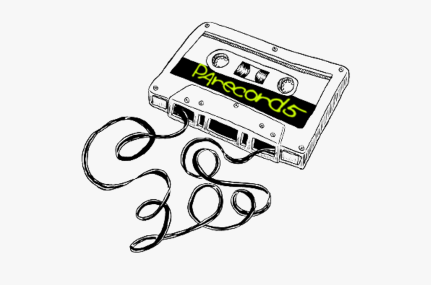 ²██
#black #tape #casette #music #blackpainted #underground - Cassette Tape, HD Png Download