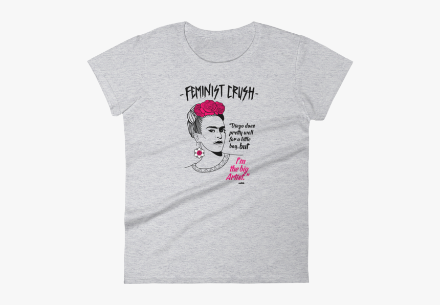 Frida Feminist Crush Tee 
 Class Lazyload Lazyload - T-shirt, HD Png Download