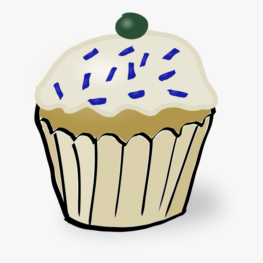 Pin Poppy Clip Art Cake On Pinterest - Muffins Clipart, HD Png Download