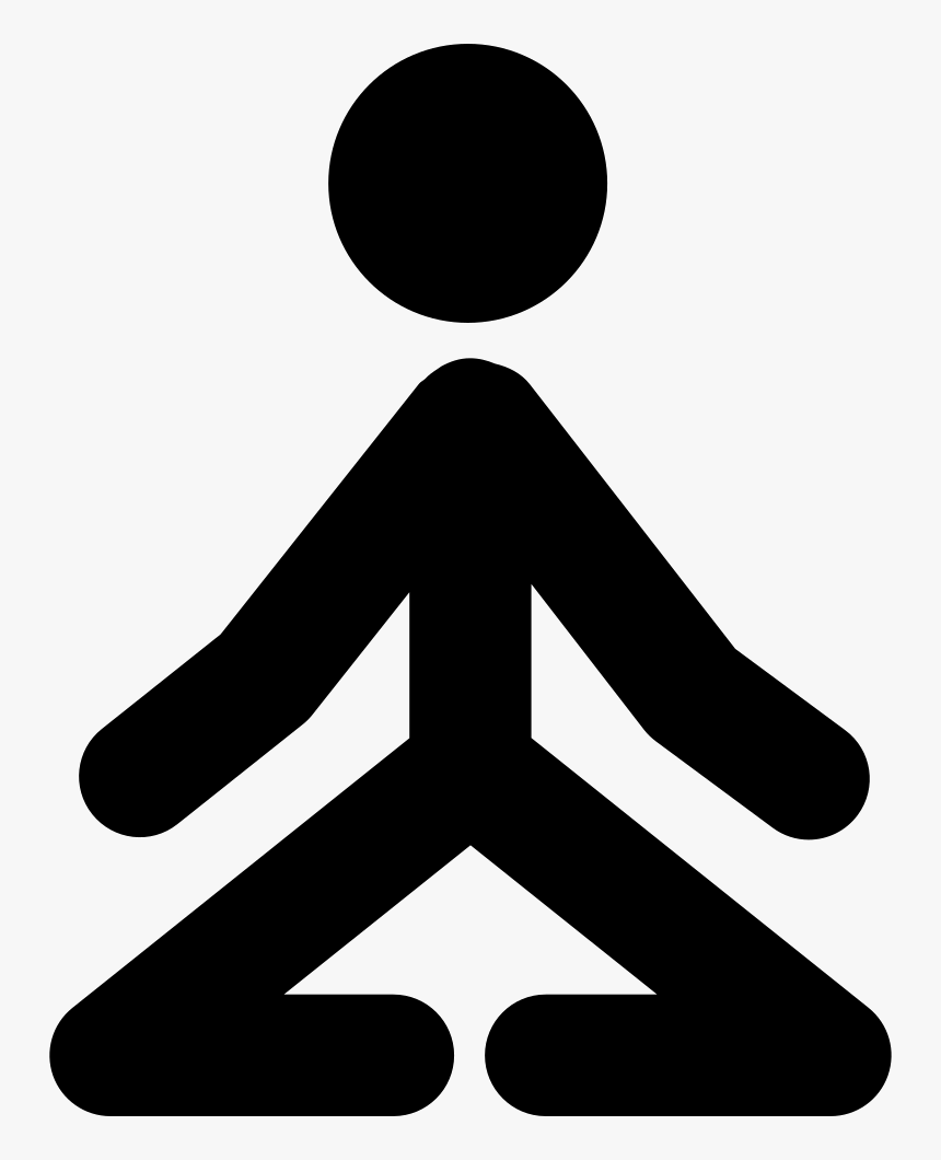 Yoga Position Png Clip Art Transparent Download - Drawing, Png Download