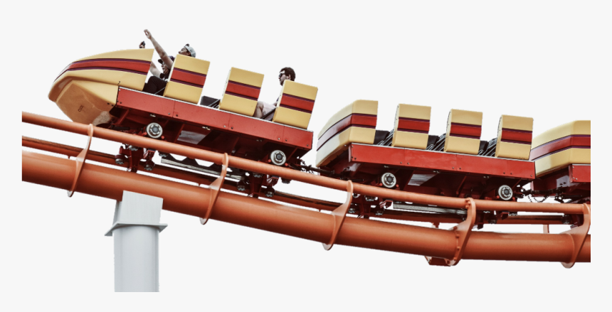 #rollercoaster #ride #people #surreal #ftestickers - Forlystelse Png, Transparent Png